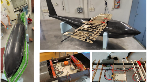 The full-scale ALPHA prototype during manufacturing